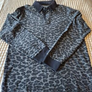 American Eagle Long Sleeve Polo Size M